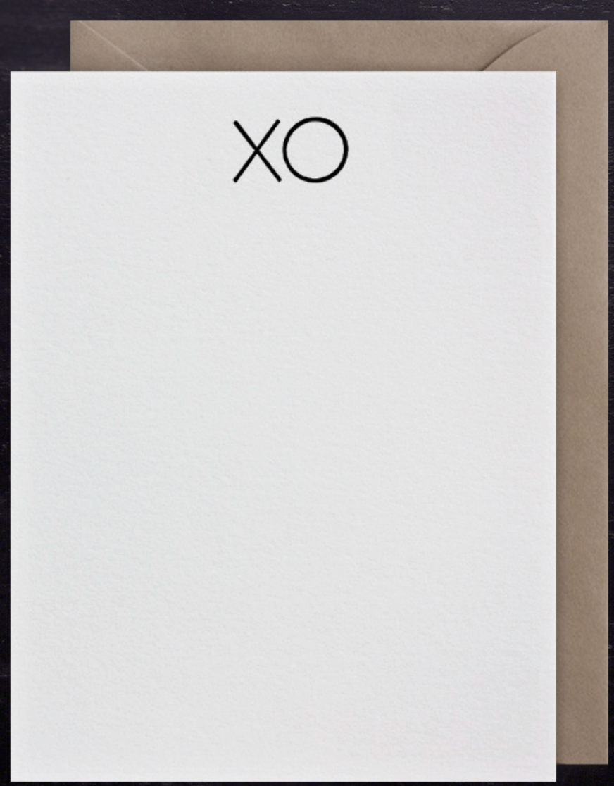 XO Greeting Card