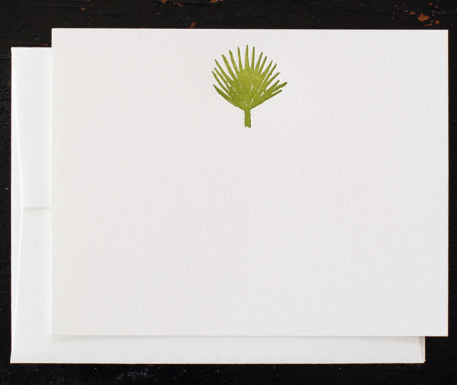 Palm Frond Boxed Notes