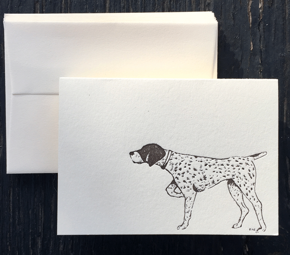 Pointer Note Cards