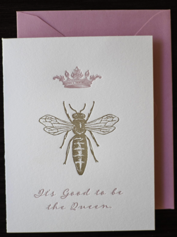 Queen Bee Greeting Card