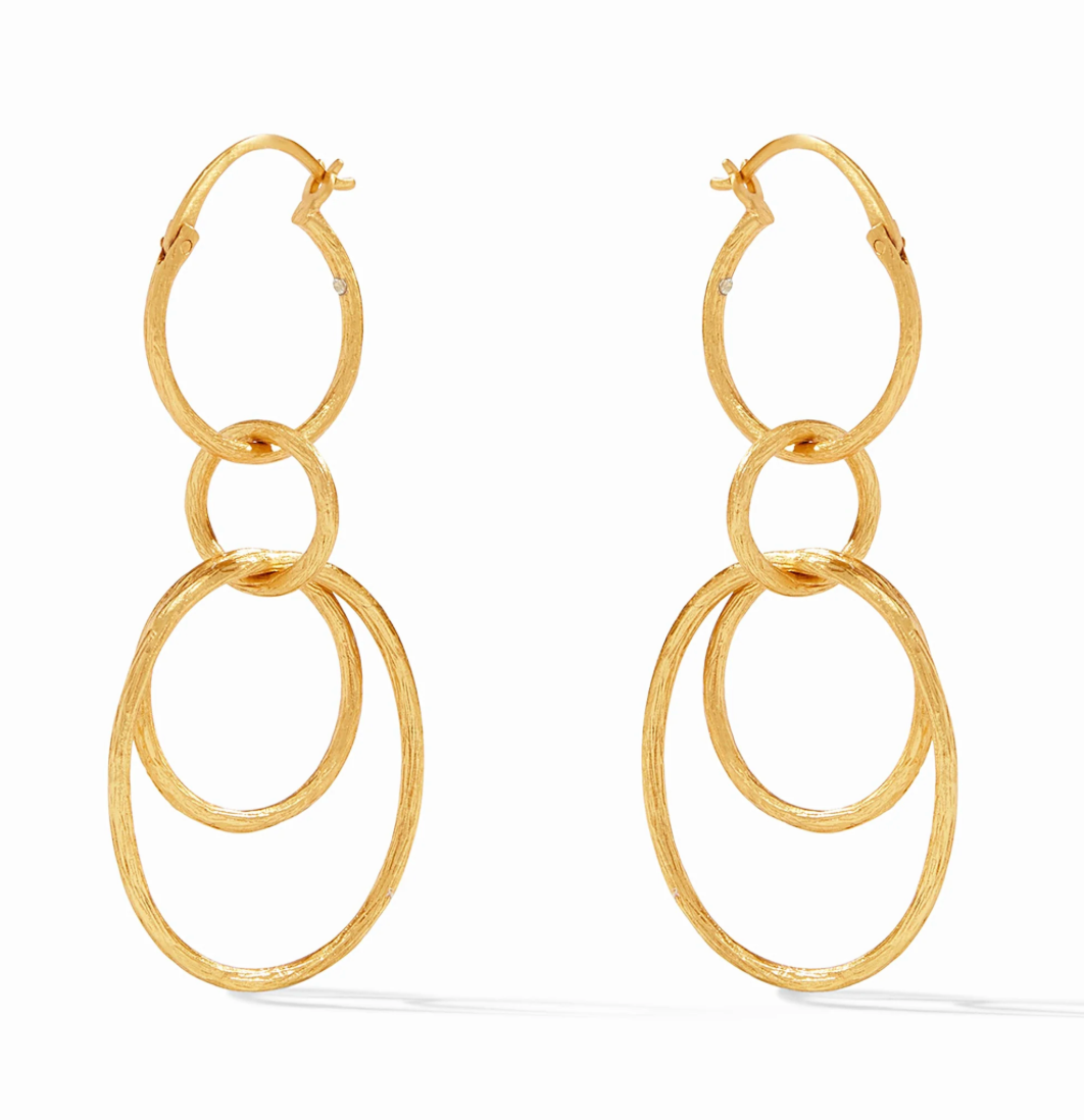 Simone 3-in-1 Earring Gold