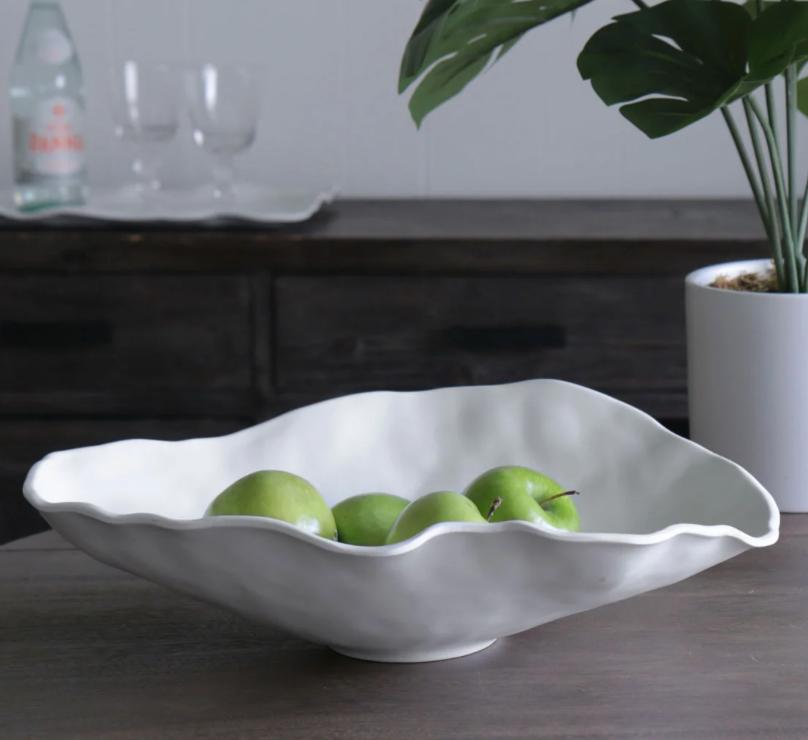 VIDA Nube Large Oval Bowl (White)