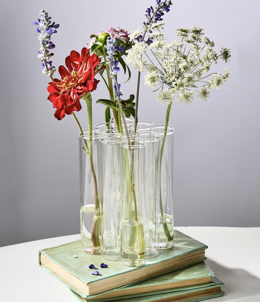 Connected Tube Vase/ Arranger