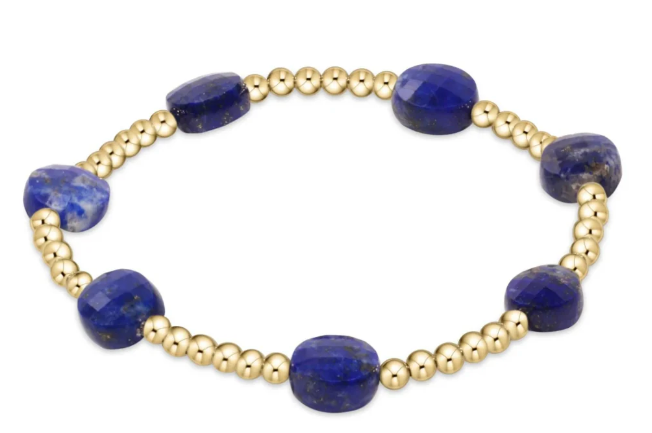 Admire Gold 3mm Bead- Lapis