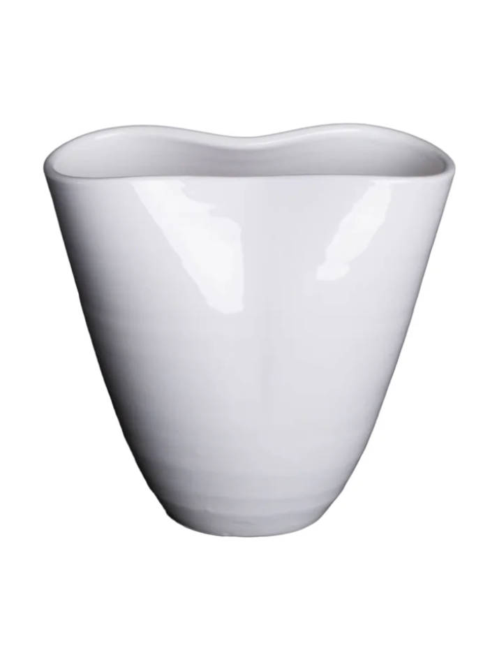 Pinch Vase White, Small