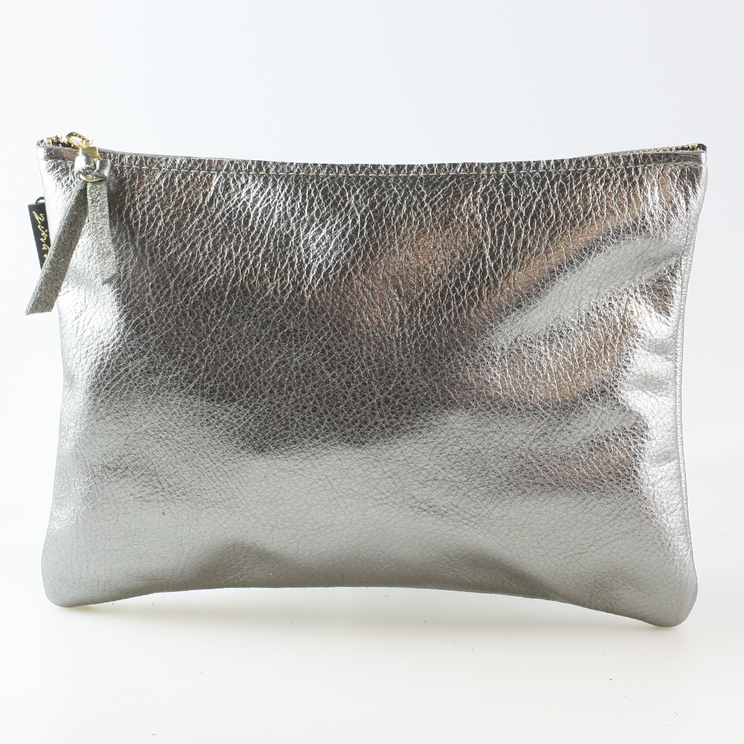 Metallic Everyday Pouch: 4 sizes! Ginger/Monroe/Carter++