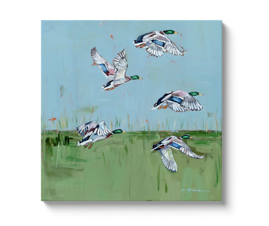 "Marsh Migration" canvas