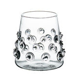 Votives Clear with Swirls