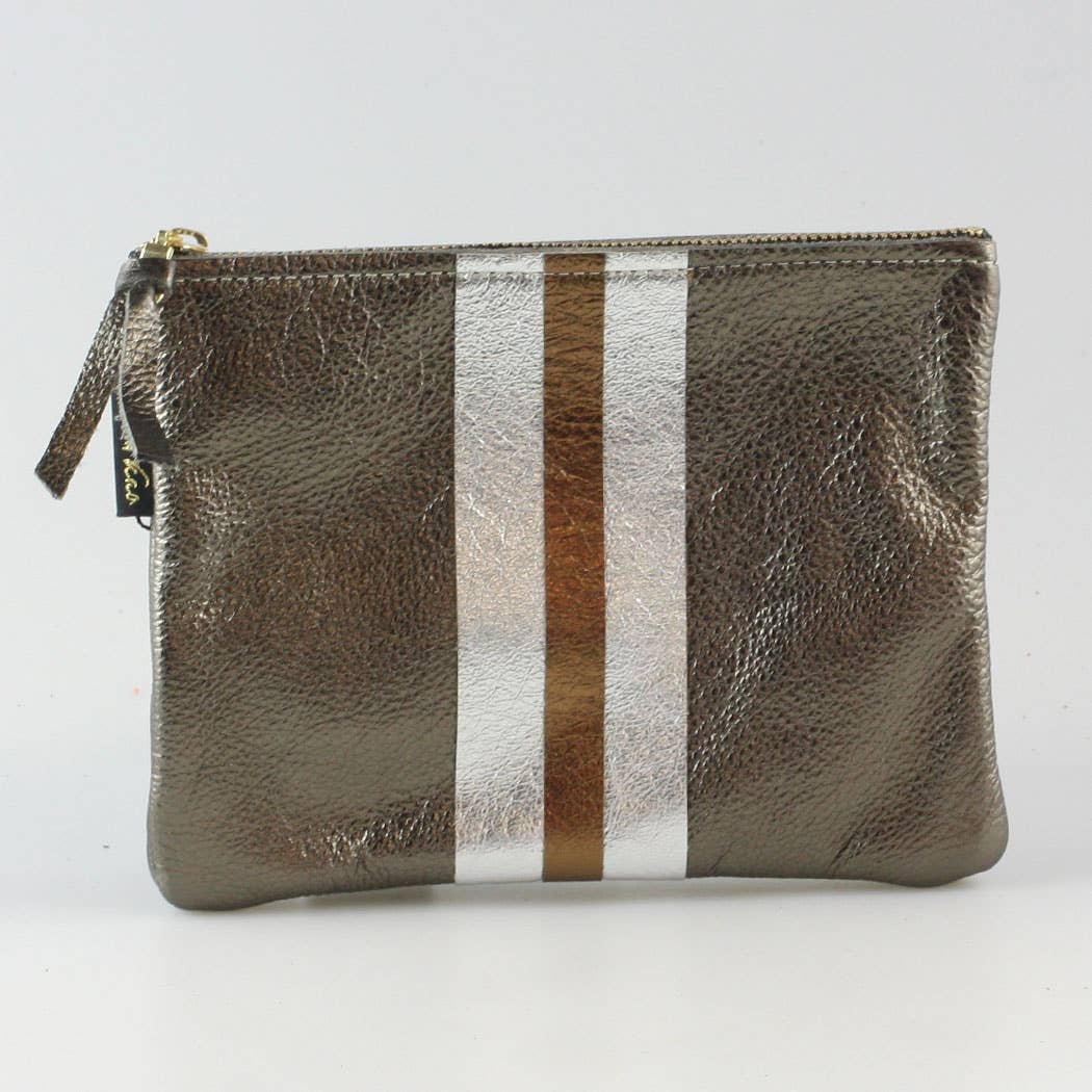 The Stripe Everyday Pouch - FALL colors and 2 sizes! Success