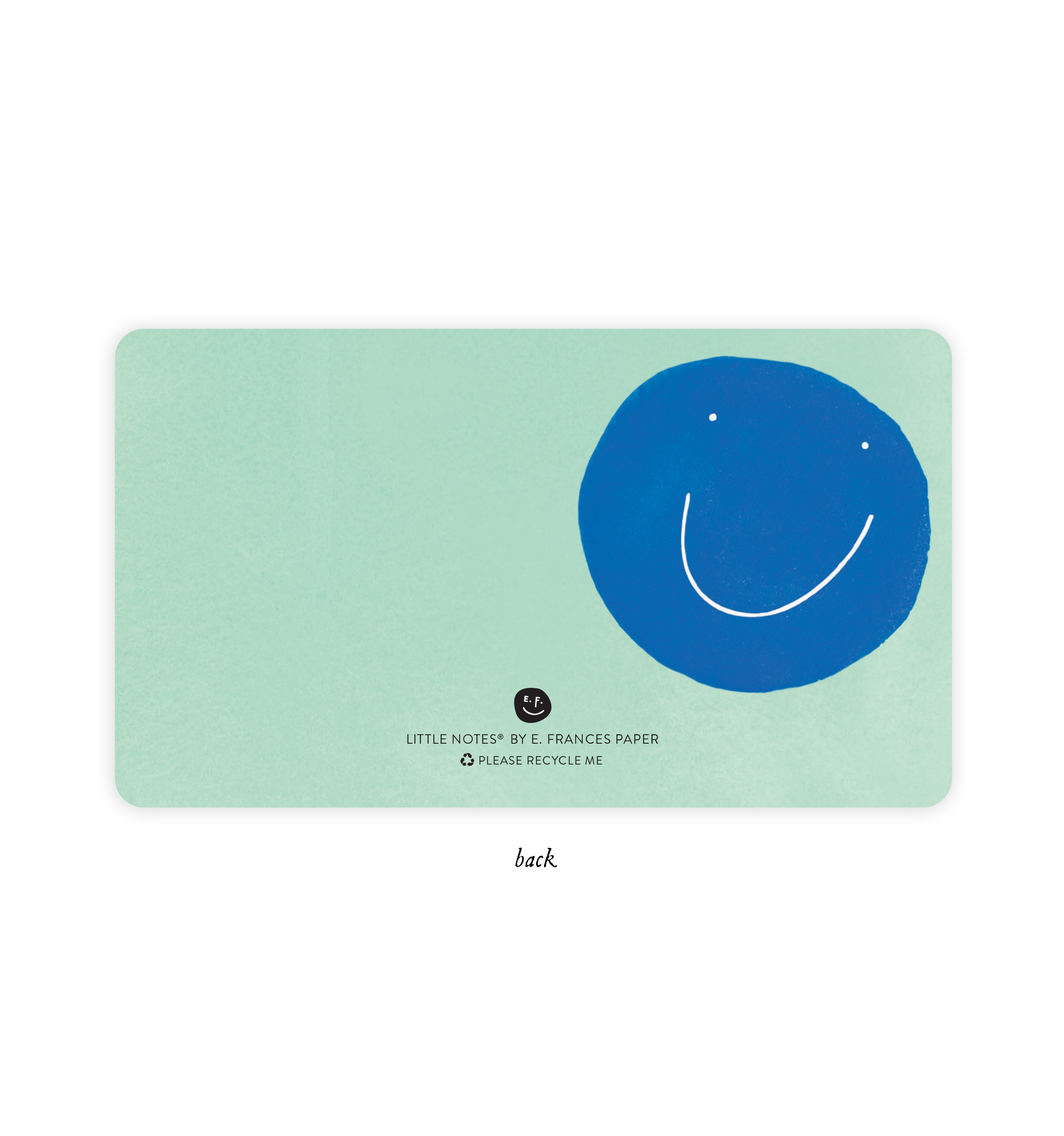 Blue Smiley Little Notes®