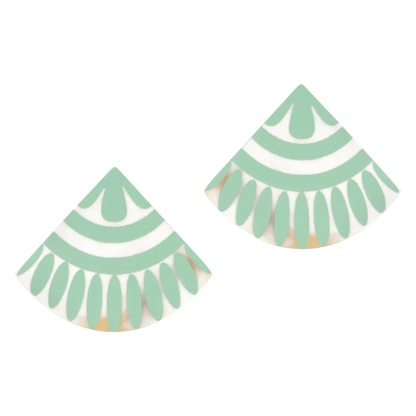 Seafoam Tile Earrings