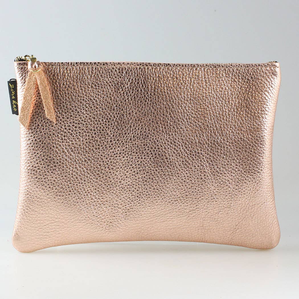 Metallic Everyday Pouch: 4 sizes! Ginger/Monroe/Carter++