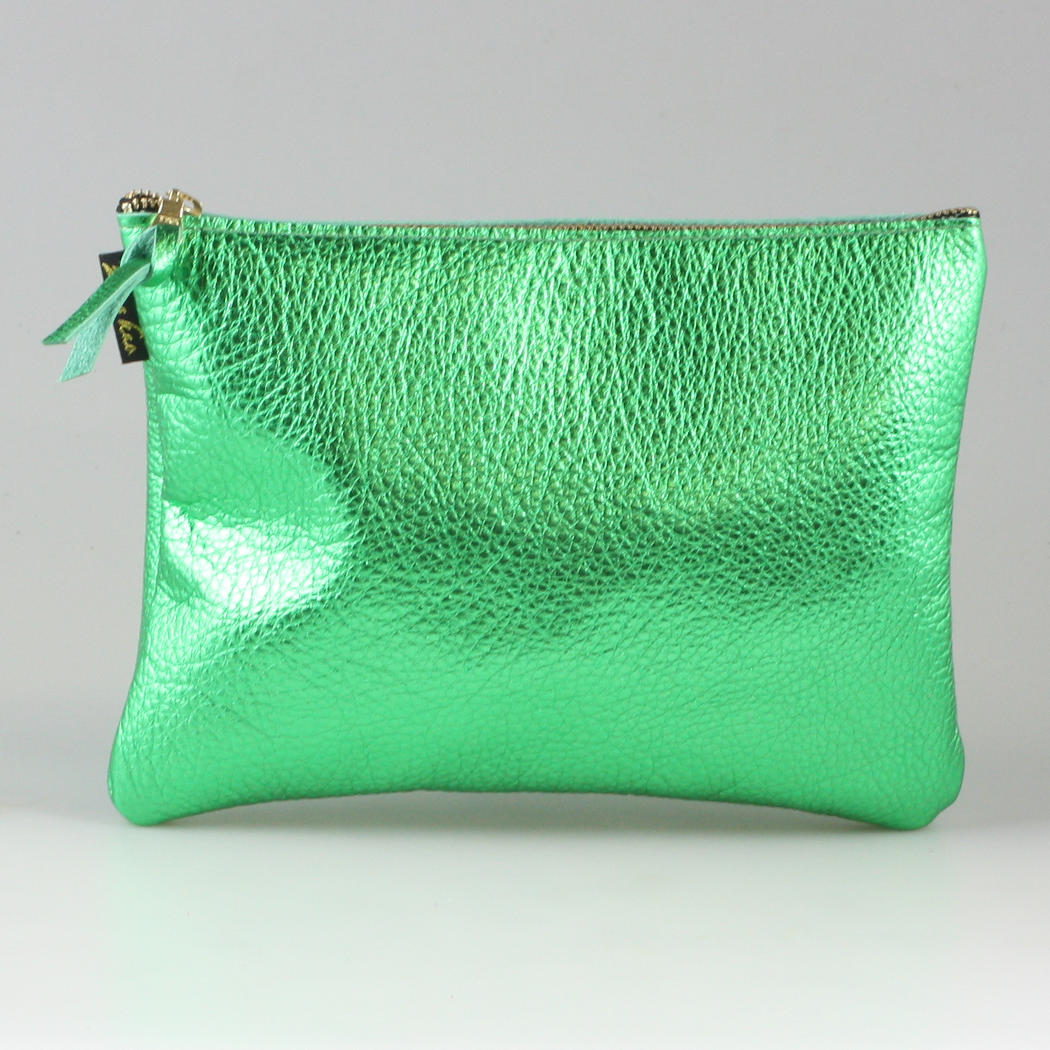 Metallic Everyday Pouch: 4 sizes! Ginger/Monroe/Carter++