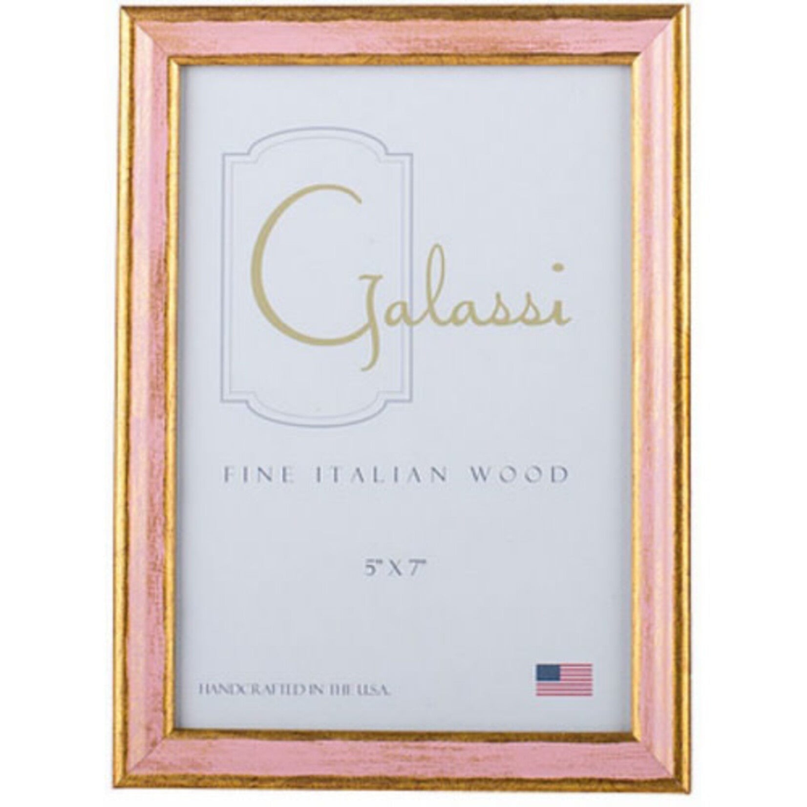 Galassi Pink/Gold Florentine Picture Frame