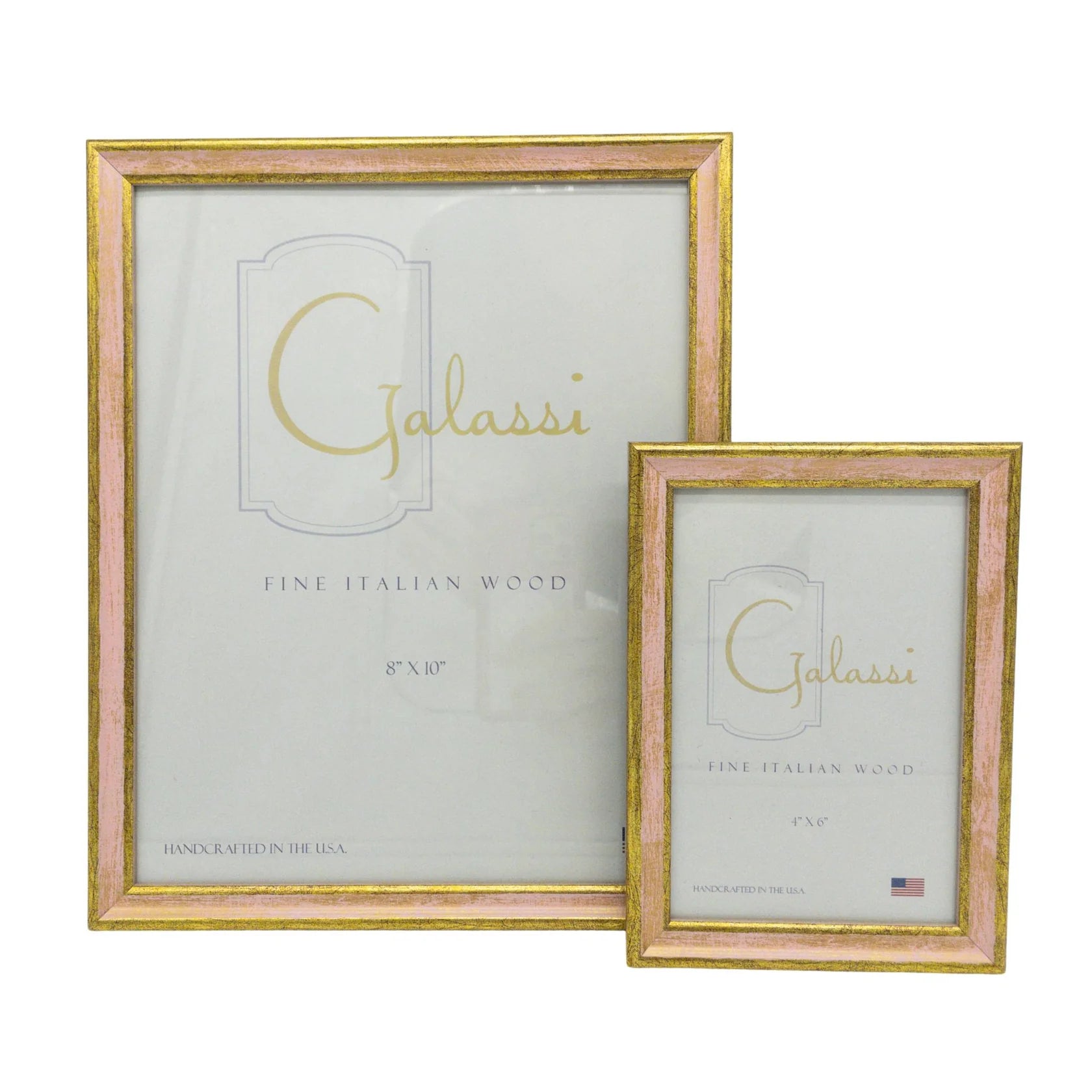 Galassi Pink/Gold Florentine Picture Frame