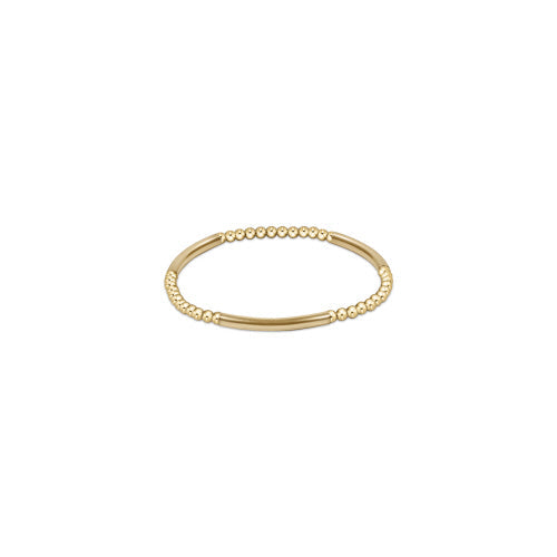 Bliss Bar Gold Pattern 3mm Bracelet