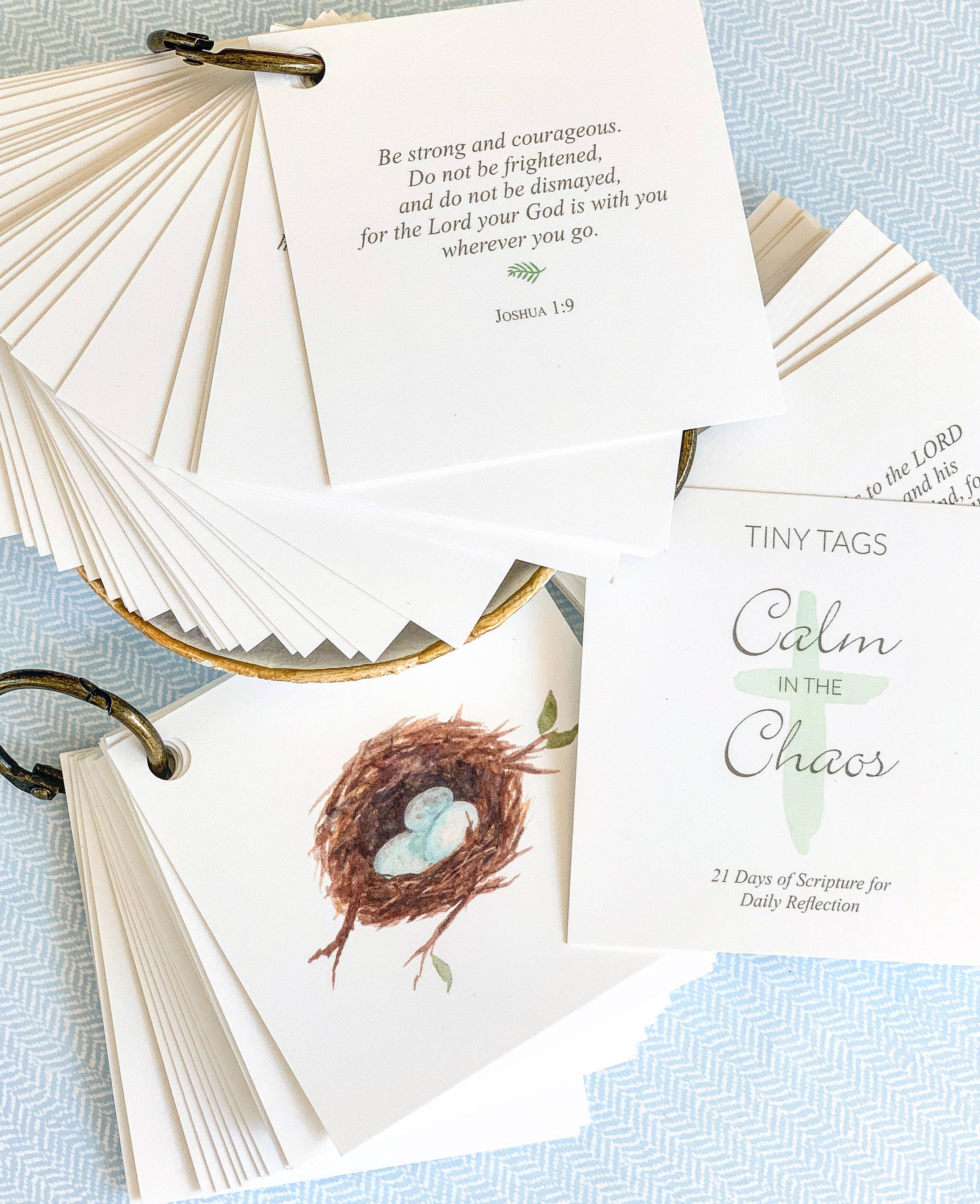 Calm in the Chaos Scripture Cards