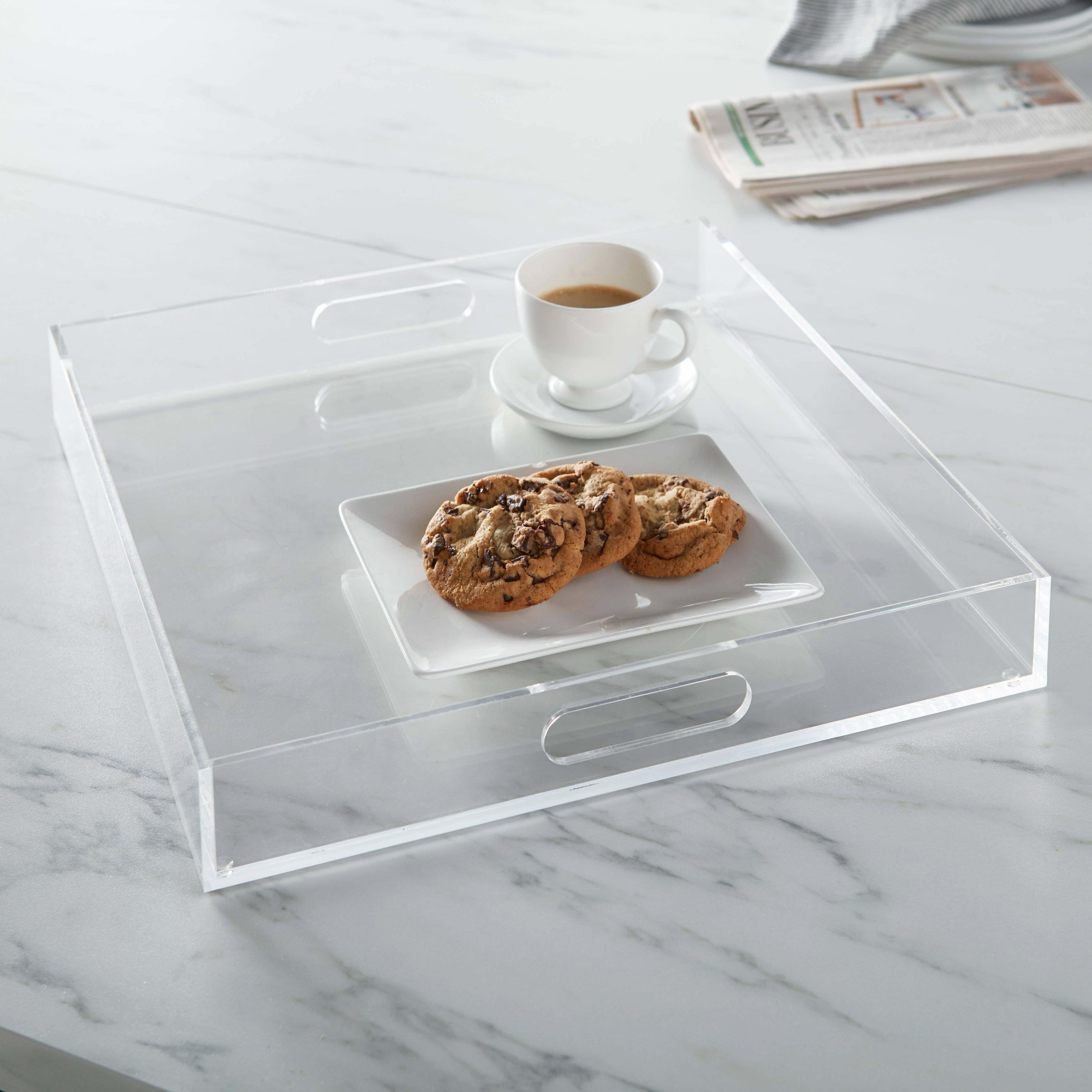 16" Square Acrylic Serving Tray